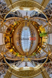 Inverted Little Planet of The Arcade, Cleveland, Ohio